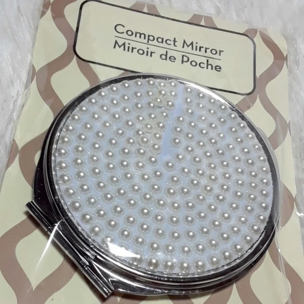 ☄Pearly Front Compact Mirror